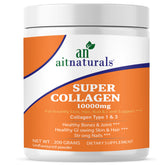 aitnaturals Super Collagen 10000mg jar for skin hair nails and joints collagen peptides powder unflavoured